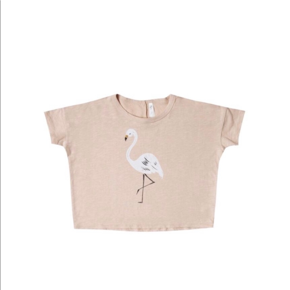 🆕 Rylee & Cru Boxy Flamingo T-Shirt